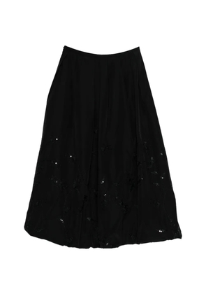 HUI MILANO sequin-embellished skirt - Black