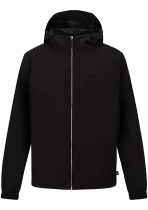 Bally logo-print hooded jacket - Black