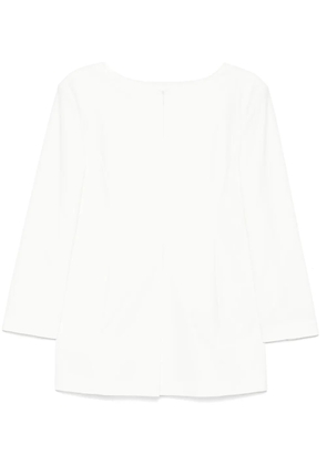 Amomento boat-neck blouse - White