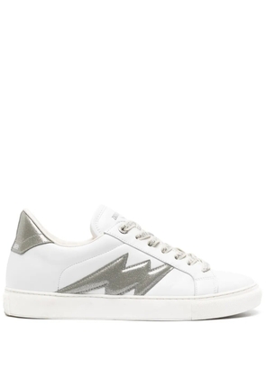 Zadig&Voltaire ZV1747 La Flash leather sneakers - White