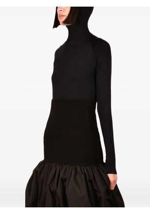 Ioana Ciolacu Bamboo hooded long-sleeve bodysuit - Black