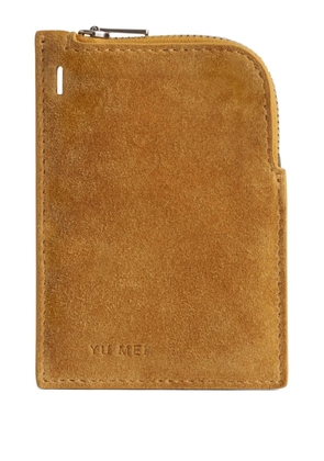 Yu Mei Greta zip-fastening pouch - Brown