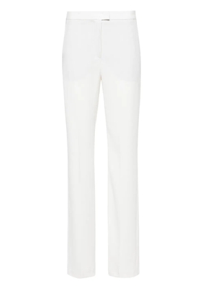 THE ANDAMANE high-waist straight-leg trousers - Neutrals