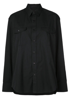 WARDROBE.NYC Release 03 tailored poplin shirt - Black