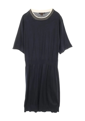 Louis Vuitton Pre-Owned 10s knitted dress - Blue