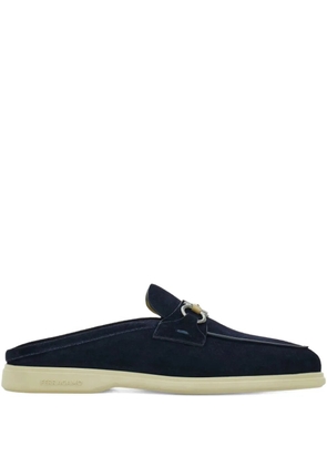 Ferragamo Gancini buckle loafers - Blue