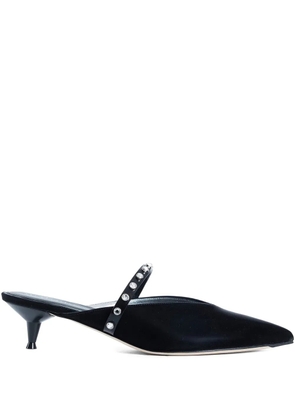 Alexander McQueen 50mm Revel embellished slingback mules - Black