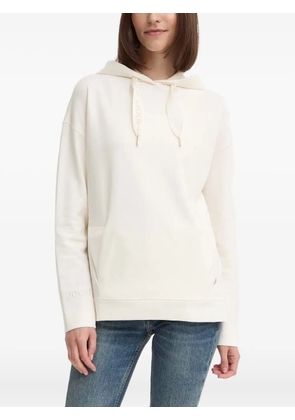 Joop! logo-plaque hoodie - Neutrals