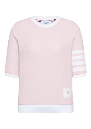 Thom Browne pique 4-bar top - Pink
