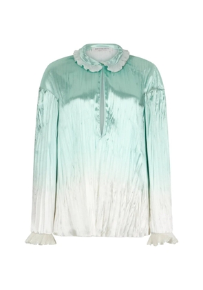 Philosophy Di Lorenzo Serafini ruffled-detail blouse - Green