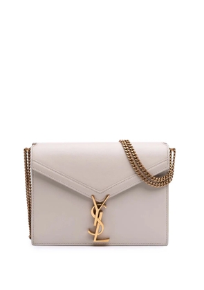 Saint Laurent Pre-Owned 2018 Calfskin Monogram Cassandra Clasp Bag shoulder bag - White