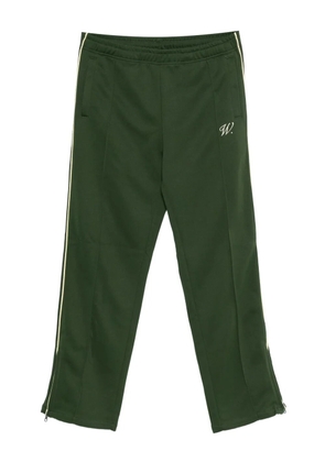 WALK IN PARIS side-stripe track pants - Green