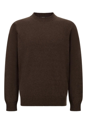 Boggi Milano crew-neck pullover - Brown