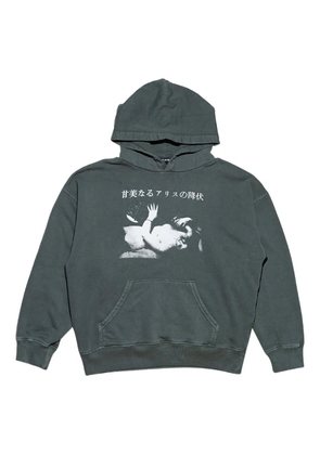 Enfants Riches Déprimés graphic-print hoodie - Green