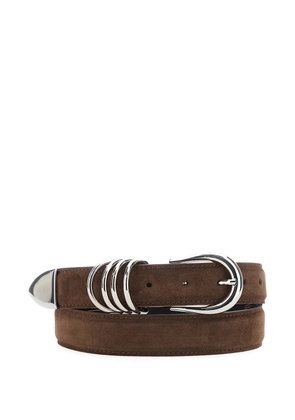 Semicouture buckle belt - Brown