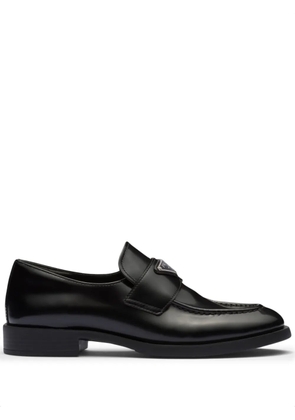 Prada Chocolate leather loafers - Black