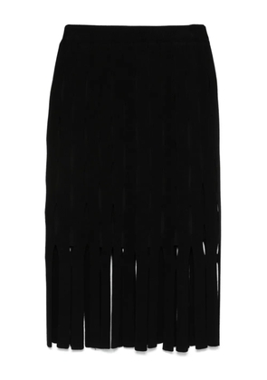 TWINSET cut-out midi skirt - Black