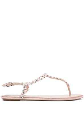 René Caovilla Diana sandals - Neutrals