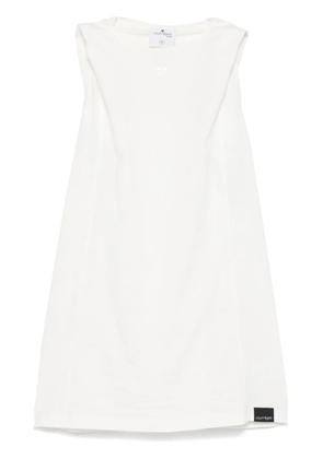 Courrèges hooded tank top - White