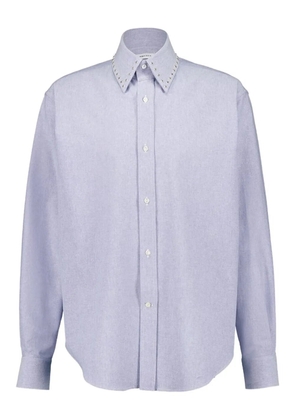 Alexander McQueen stud-embellished shirt - Blue