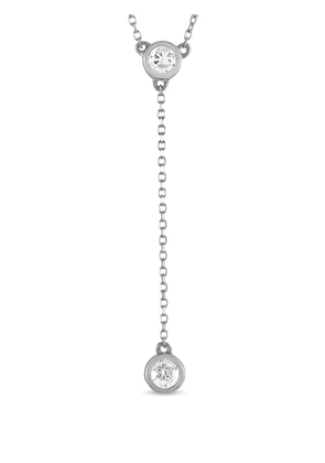 LB Exclusive 14K white gold diamond necklace - Silver