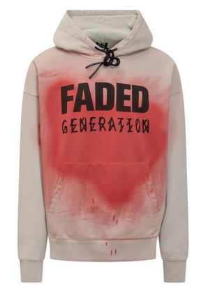 44 LABEL GROUP Faded Generation hoodie - Neutrals