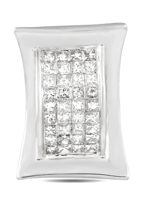 LB Exclusive 14K white gold diamond pendant - Silver
