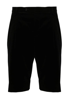 Gucci pleated cotton-blend shorts - Black