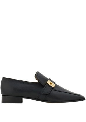 Ferragamo leather loafers - Black
