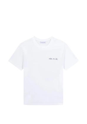 Maison Labiche short-sleeve logo-embroidery T-shirt - White