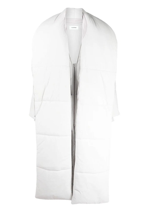 Hed Mayner wool long padded coat - Grey