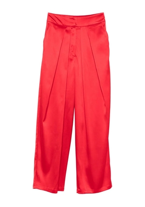 RHIZOME Kristen pleated trousers - Red