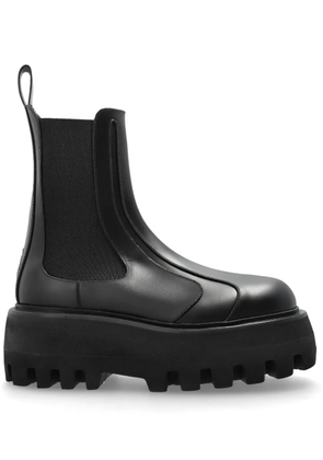 Alexander McQueen leather boots - Black