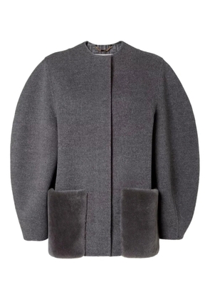 FENDI patch-pocket jacket - Grey
