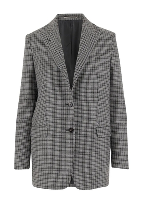 Tagliatore houndstooth sequinned blazer - Grey