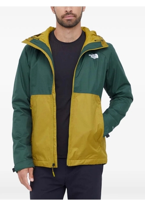 The North Face hooded colour-block performance jacket - Green