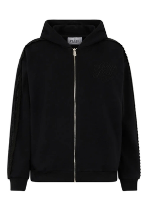 Philipp Plein logo-detail hoodie - Black
