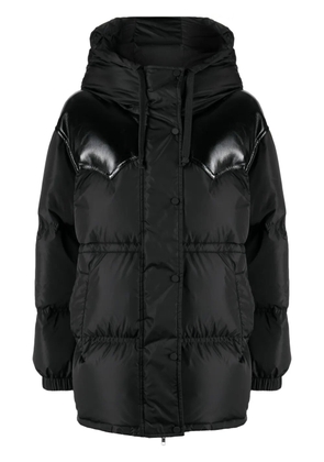 STAND STUDIO Matterhorn panelled padded coat - Black
