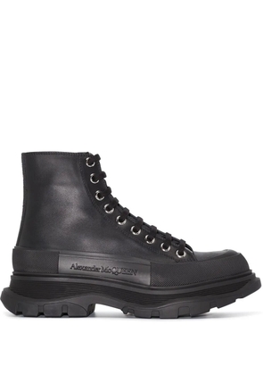 Alexander McQueen chunky-sole ankle boots - Black