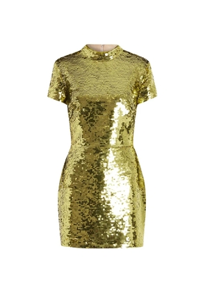 16Arlington Iona sequin mini dress - Green