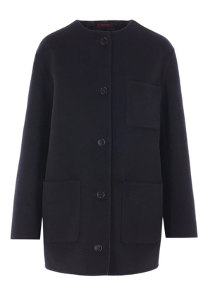 Gucci gg motif patch-pocket coat - Black