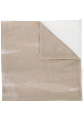 Faliero Sarti frayed edge scarf - Neutrals