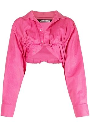 Jacquemus Le Papier bolero shirt - Pink