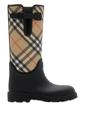 Burberry marsh-stamp boots - Black