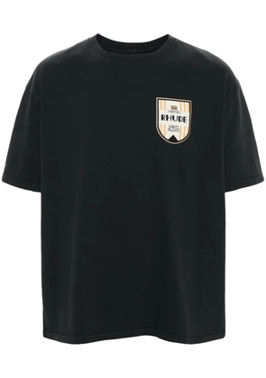 RHUDE Mont-Blanc Hotel Tee 'Vintage Black'