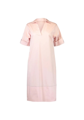 Peserico V-neck midi dress - Pink