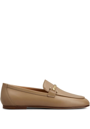 Tod's leather loafers - Neutrals