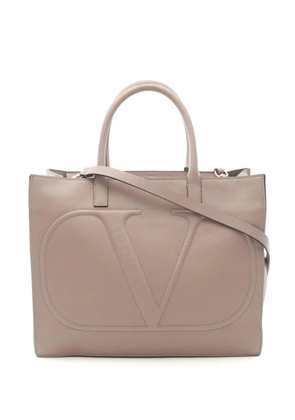 Valentino Garavani Pre-Owned VLogo Signature two-way handbag - Neutrals