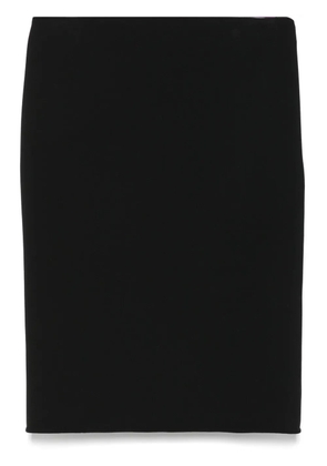 Nº21 twill-weave midi skirt - Black