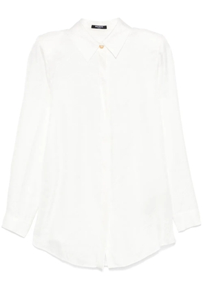 Balmain jacquard-pattern shirt - White